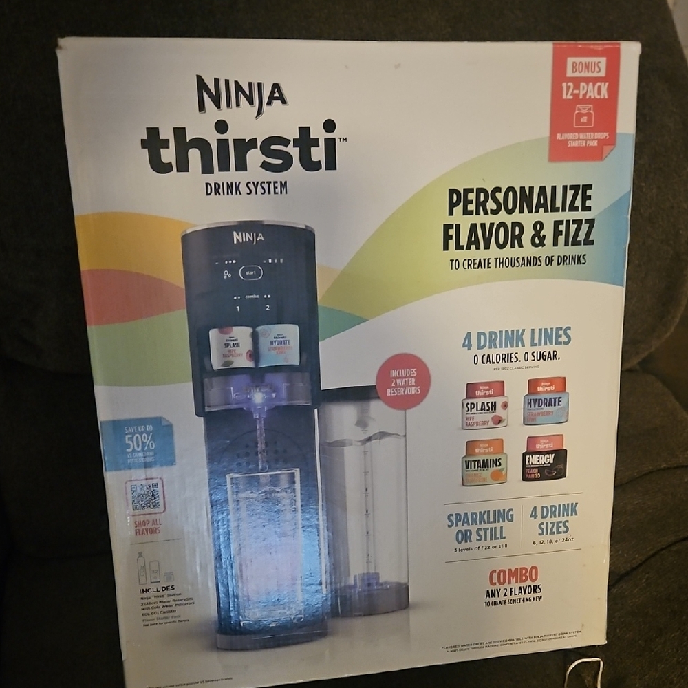 Ninja Thirsti Drink System - Black and Blue